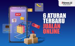 Infografis 6 Aturan Terbaru Jualan Online 