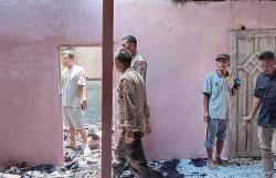 Rumah Warga Bantul Ludes Terbakar, Api dari  Pembakaran Sampah<