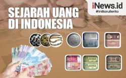 Infografis Sejarah Uang di Indonesia