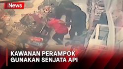 Ngeri! Aksi Perampok Bersenjata Api Satroni Minimarket di Bekasi Timur Terekam CCTV