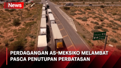Pemerintah AS Tutup Perbatasan, 8.000 Trailer Terdampar