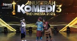 Lucu! Abdur, Arie Kriting, dan Mamat Alkatiri Bikin Gerr Anugerah Komedi Indonesia 3