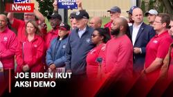 Pertama dalam Sejarah, Presiden AS Joe Biden Ikut Demonstrasi<