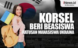 Infografis Korsel Beri Beasiswa Ratusan Mahasiswa Ukraina