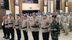 Kapolri Beri Penghargaan kepada Satgas FPU 4 Minusca usai Misi Perdamaian Dunia