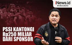 Infografis PSSI Kantongi Rp250 Miliar dari Sponsor
