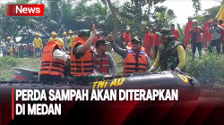 Buang Sampah ke Sungai Bakal Disanksi Rp10 Juta di Medan
