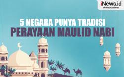Infografis Daftar 5 Negara Punya Tradisi Perayaan Maulid Nabi selain Indonesia