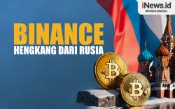 Infografis Bursa Kripto Binance Hengkang dari Rusia