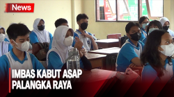 Imbas Kabut Asap, Sekolah di Palangka Raya Undur Jam Masuk hingga Tiadakan Kegiatan Luar Kelas 
