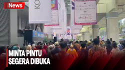 Sempat Ricuh, Ribuan Pengunjung Pameran Tiket Murah KAI Teriak Minta Pintu Segera Dibuka