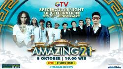 Bersiap untuk Perayaan 21 Tahun, GTV Hadirkan Malam Puncak Bertabur Bintang di Amazing 21!
