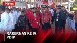Jokowi dan Ma'ruf Amin Hadiri Rakernas ke-IV PDIP, Peserta Rapat Antusias