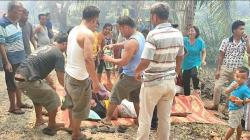 Kebakaran Rumah di Rokan Hulu, Penghuninya Langsung Pingsan