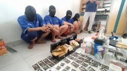 Satres Narkoba Polres Cimahi Gerebek Rumah Produksi Sinte, 4 Pemuda Ditangkap