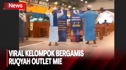 Viral Pria Bergamis Doakan Pengunjung di Outlet Mie Pedas, Dikira Sedang Ruqyah<