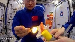 Astronot China Nyalakan Api di Lingkungan Mikrogravitasi, Ini yang Terjadi
