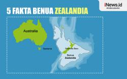 Infografis 5 Fakta Benua Kedelapan Zealandia