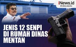 Infografis Jenis 12 Senpi di Rumah Dinas Mentan