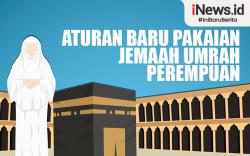 Infografis Aturan Baru Pakaian Jemaah Umrah Perempuan