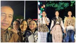 Full Senyum, Nola B3 dan Naura Ayu Girang Bisa Selfie Bareng Presiden Jokowi di Istana Berbatik