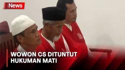 JPU Kejari Bekasi Tuntut Wowon Cs dengan Hukuman Mati