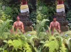 Heboh Turis Asing di Bali Telanjang Depan Pura, Begini Reaksi Netizen<
