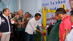 Bacaleg DPR dari Partai Perindo Leader DS Daeli Resmikan Posko Relawan di Nias Utara