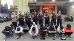 Belasan Remaja Diciduk Polisi di Depok, Hendak Tawuran dengan Geng Cibinong Orang Pusing<