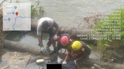 Hilang 3 Hari, Nenek di Langkat Ditemukan Tewas Terseret Sungai Pamah Sejauh 7 Km<