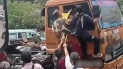 Viral Sopir Truk Kontainer Dikeroyok Rombongan Pengantar Jenazah di Cilincing