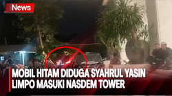  Mobil Hitam Masuki Nasdem Tower, Diduga Ditumpangi Syahrul Yasin Limpo