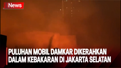 Kebakaran di Jakarta Selatan Masih Berlangsung, Puluhan Mobil Pemadam Dikerahkan