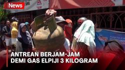 Demi Gas Elpiji 3 Kilogram, Warga Kota Makassar Rela Antre Berjam-jam