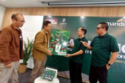 Tingkatkan Kolaborasi, Bank Mandiri dan Indomaret Point Coffee e-Money Co-Branding