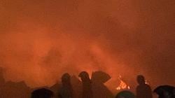 Kebakaran Permukiman Padat Penduduk di Kebayoran Lama, Api Masih Berkobar