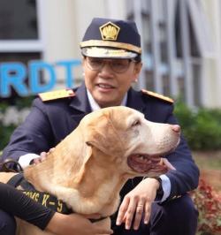 Pertama di ASEAN, Pusat Pelatihan Anjing Pelacak Bea Cukai Diresmikan Sri Mulyani