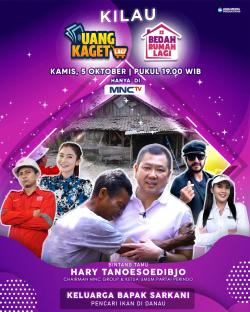 Malam Ini! Kilau Uang Kaget Lagi dan Bedah Rumah di MNCTV Hadir dengan Bintang Tamu Spesial