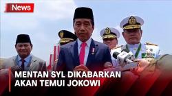 Jokowi Respons soal Mentan SYL Bakal Menghadap ke Istana Negara
