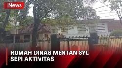 Sepi Aktivitas, Begini Situasi Terkini Rumah Dinas Mentan SYL