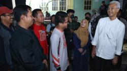 Ganjar Menginap di Kaki Gunung Gede Pangrango Cianjur, Warga: Wilujeng Sumping<
