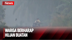 Sungaibahar Jambi Dikepung Asap Tebal, Warga Berharap Hujan Buatan