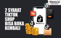 Infografis 2 Syarat TikTok Shop Bisa Buka Kembali