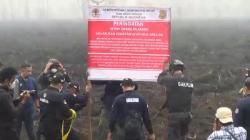 KLHK Segel 372 Hektare Lahan Karhutla PT Palmindo Gemilang Kencana di Palangka Raya