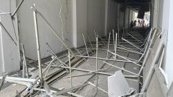 Plafon Lorong Balai Kota Bogor Ambruk, Kondisi Porak-poranda