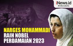 Infografis Narges Mohammadi Raih Nobel Perdamaian 2023