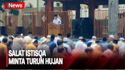 Kemarau Panjang di Cimahi, Ratusan Warga Gelar Salat Istisqa Minta Turun Hujan<