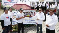 HT: Bantuan Gerobak Simbolisasi Perjuangan Partai Perindo untuk Indonesia Sejahtera