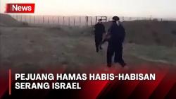 Aksi Heroik Pejuang Hamas Menerobos Masuk Pagar Perbatasan Palestina dengan Israel