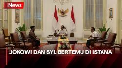 Pertemuan Jokowi dan Syahrul Yasin Limpo di Istana Merdeka, Begini Suasananya